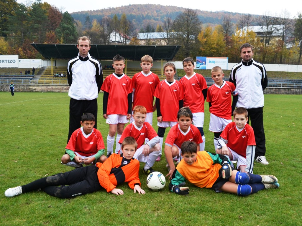 Mladší žiaci v sezóne 2011/2012 - I. liga A; po zápase s družstvom z Detvy
