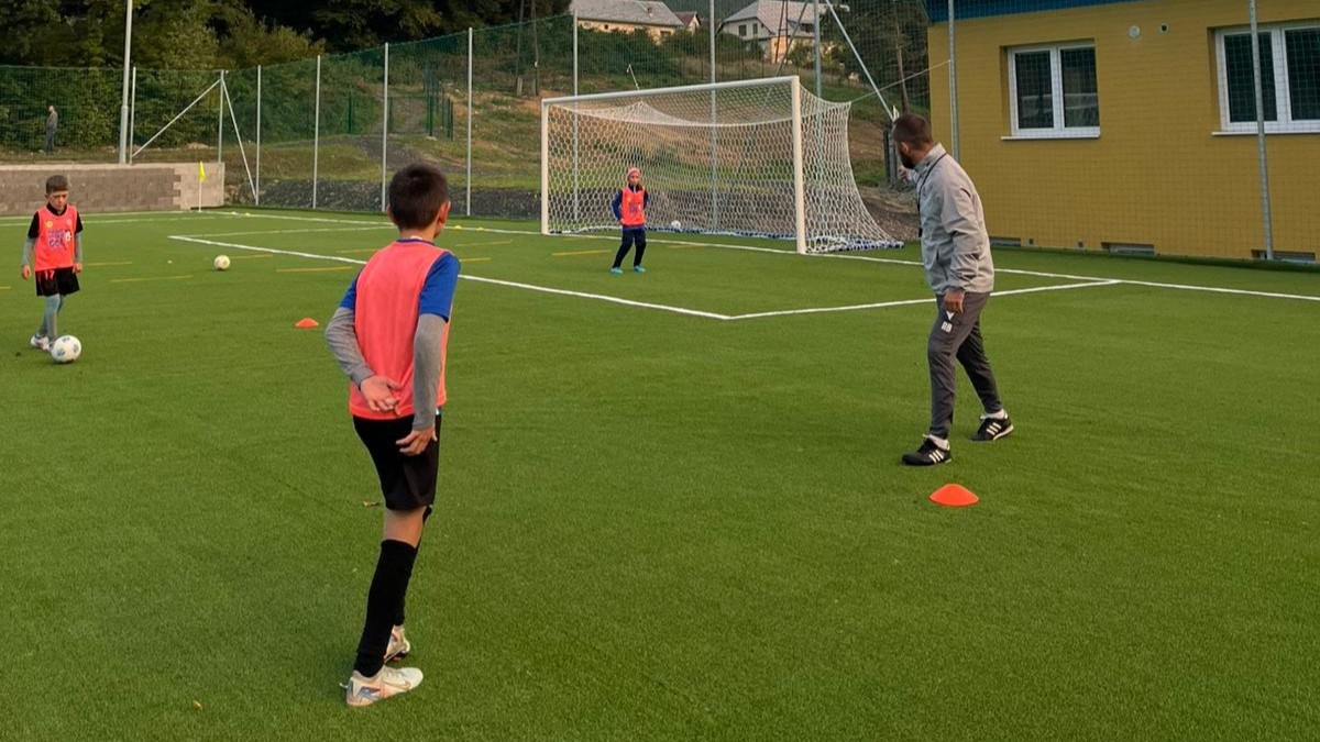 Prvý tréning na novej umelej tráve!